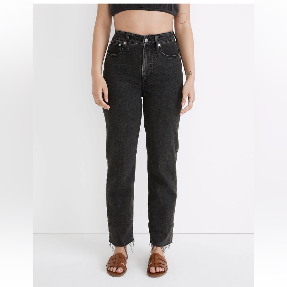 Madewell Curvy Perfect Vintage Straight Jean in Lunar Wash